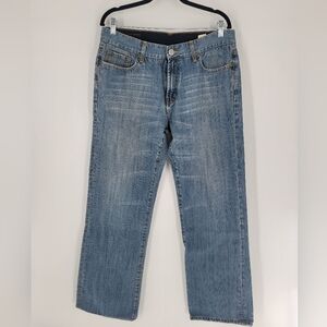 Seven7 mens jeans Size 34 medium wash straight legs 34"x31"‎